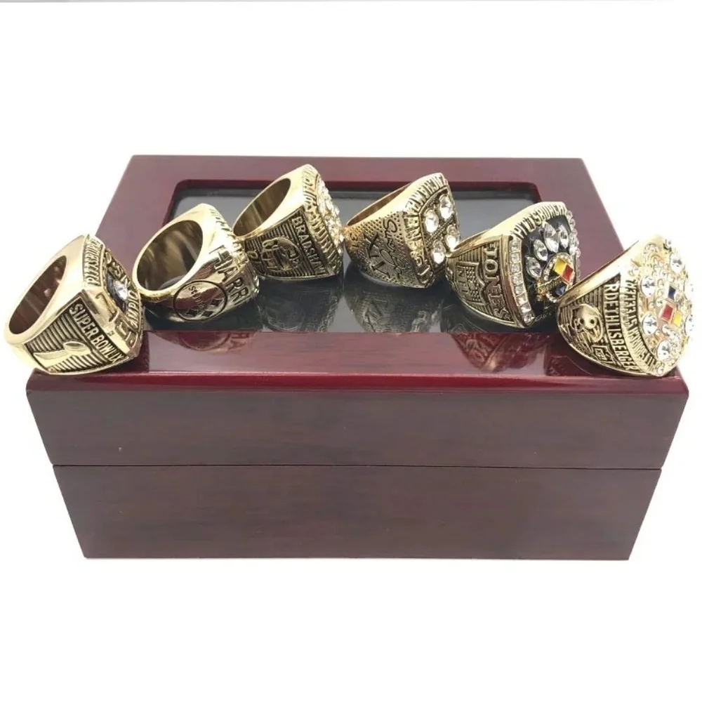 Pittsburgh Steelers Superbowl Championship Ring Set Fan Edition No Box‎
